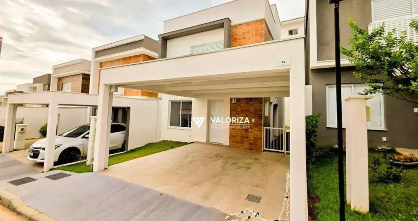 Casa com 3 quartos à venda, 135 m² por r$ 850.000 - condomínio tirreno residences - sorocaba/sp