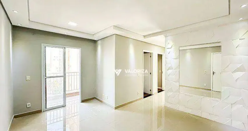 Apartamento com 2 dormitórios para alugar, 57 m² por r$ 2.520,42/mês - jardim são carlos - sorocaba/sp