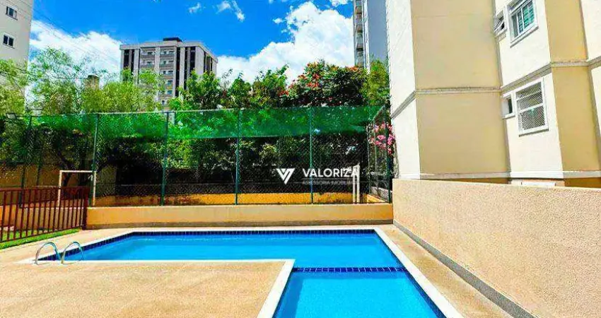 Apartamento com 2 quarto, 52 m² - venda por r$ 290.000 ou aluguel por r$ 2.075/mês - jardim refúgio - sorocaba/sp