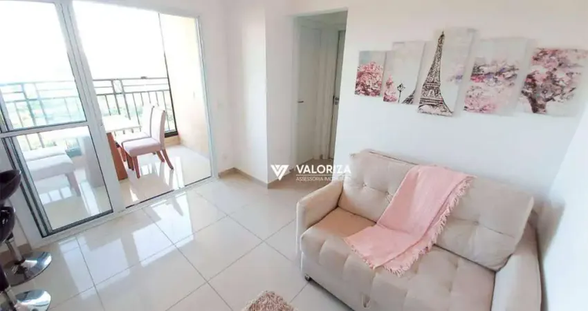 Apartamento com 1 dormitório para alugar, 47 m² por R$ 3.045,00/mês - Parque Campolim - Sorocaba/SP