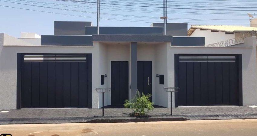 Casa com 3/4, Suíte e Área gourmet com Churrasqueira à venda no Vida Nova em Uberlândia!