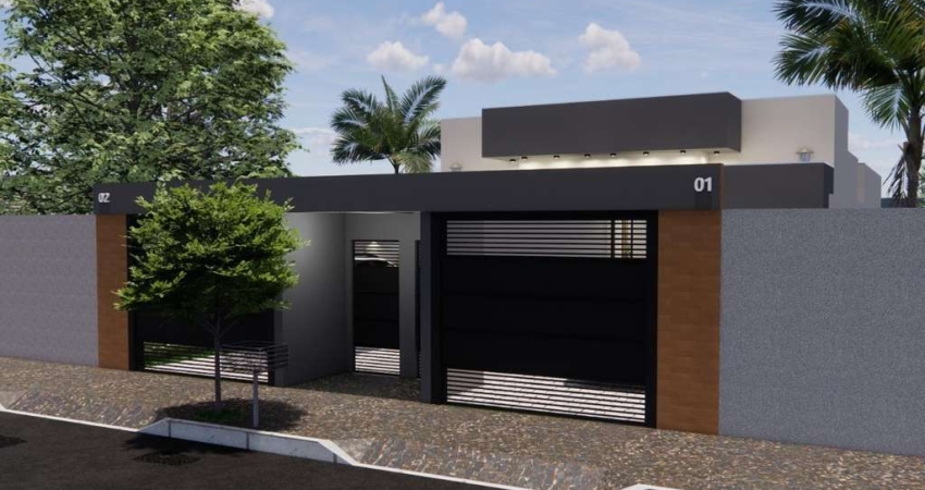 Casa 2 quartos, Suíte com closet à venda em Uberlândia-MG, na Zona Sul, bairro Laranjeiras -  142m2 área construída