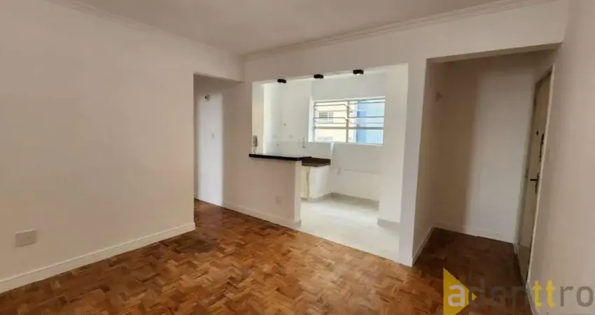 Apartamento 59m² na avenida da praia com vista mar, embaré - santos, 1 dormitório, 1 sala, 1 banheiro e cozinha americana. reformado.