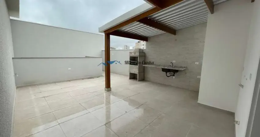 Cobertura à Venda com 2 Dormitórios 1 suíte, 105m² 2 vagas, bairro Campestre, Santo André