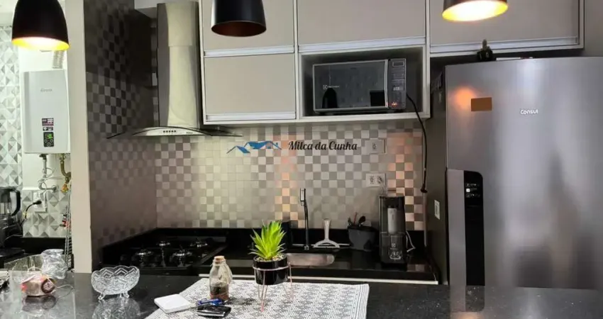 Apartamento para Venda no Centro de Diadema, com 53m², 2 Dormitórios, 1 Suíte, 1 Vaga Livre, Terraço Gourmet