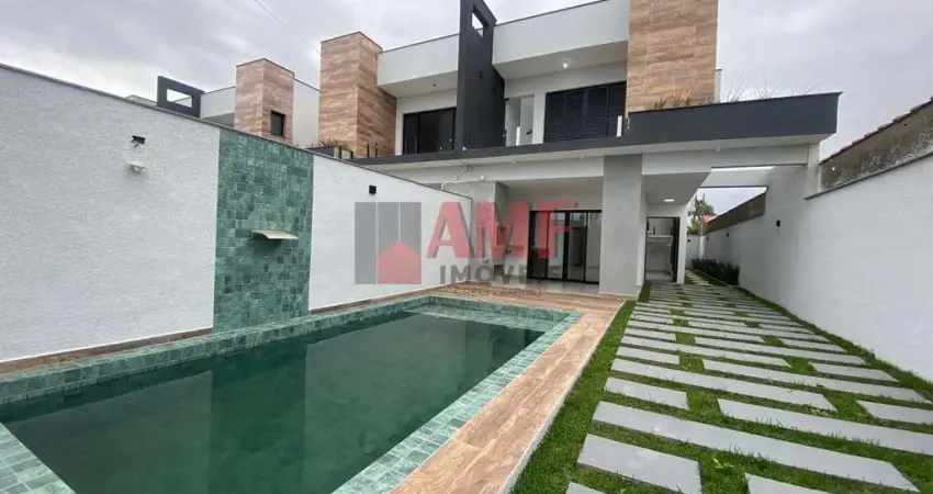 Casa em condomínio fechado com 3 quartos à venda no Bopiranga, Itanhaém 