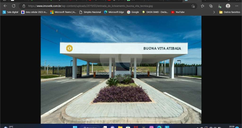 Terreno em condomínio fechado à venda na Estrada dos Pires, --, Chácaras Maringá, Atibaia
