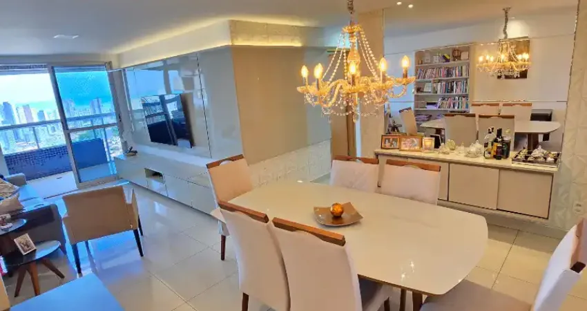 Apto no jd. luna- vista mar- 110m²- 03qts s/ 02sts+dce- closet- 03vgs