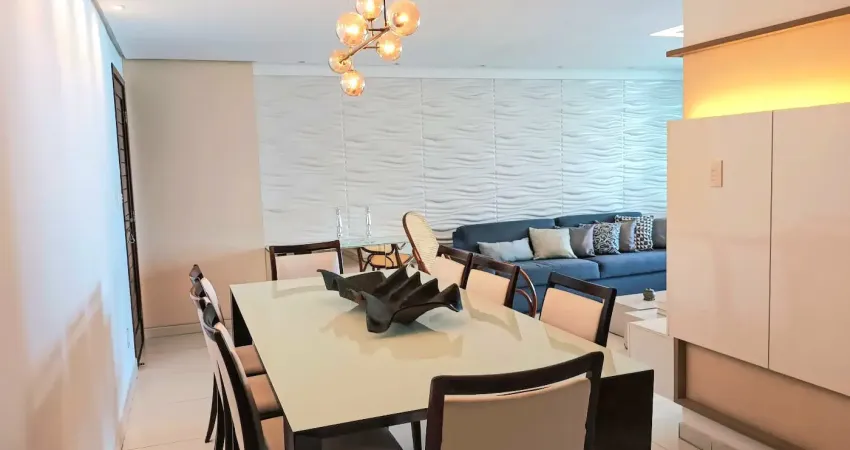 Apto no brisamar- 157m²- 04qts s/ 03sts+dce- 03vgs- área de lazer completa!