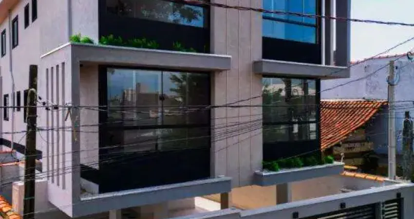 Casa 2 quartos à venda no maracanã praia grande - garagem e porcelanato