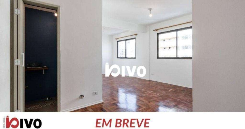 Apartamento com 2 dormitórios para alugar, 83 m² por R$ 4.856,99/mês - Mirandópolis - São Paulo/SP
