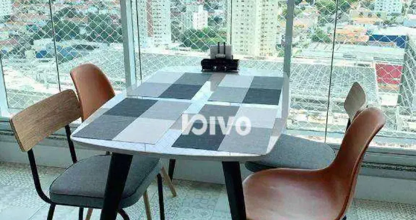 Apartamento residencial com 1 dormitório à venda, 43 m² - campo belo - são paulo/são paulo