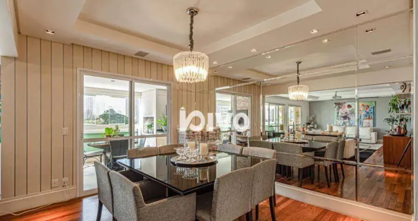 Apartamento com 4 dormitórios à venda, 240 m² por r$ 4.300.000,00 - brooklin - são paulo/sp