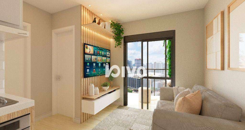 Apartamento à venda, 36 m² por R$ 345.000,00 - Bosque da Saúde - São Paulo/SP