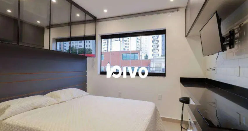 Studio para alugar, 26 m² por R$ 3.300,00/mês - Indianópolis - São Paulo/SP