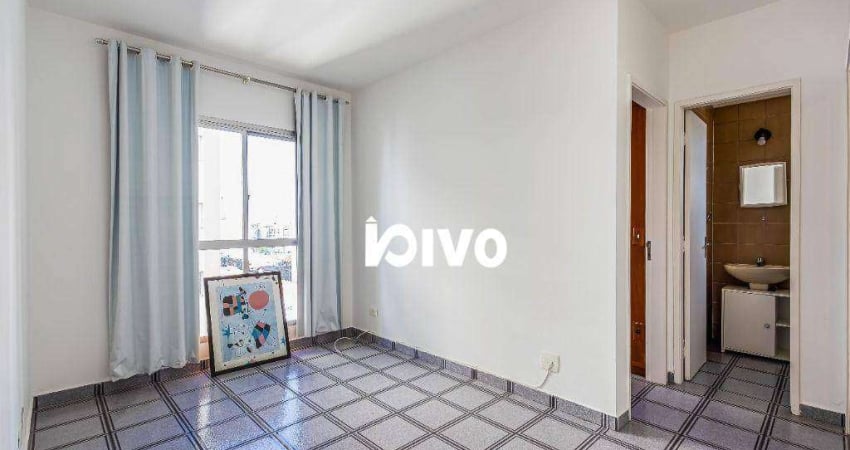 Apartamento com 1 dormitório para alugar, 40 m² por R$ 3.031,69/mês - Vila Clementino - São Paulo/SP