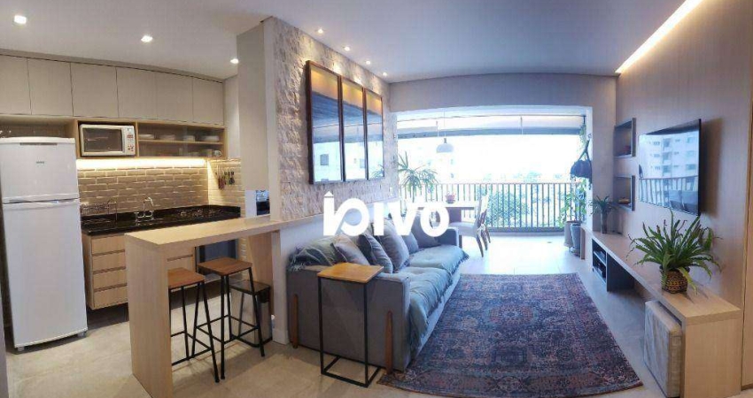 Apartamento à venda, 68 m² por R$ 1.171.000,00 - Mirandópolis - São Paulo/SP