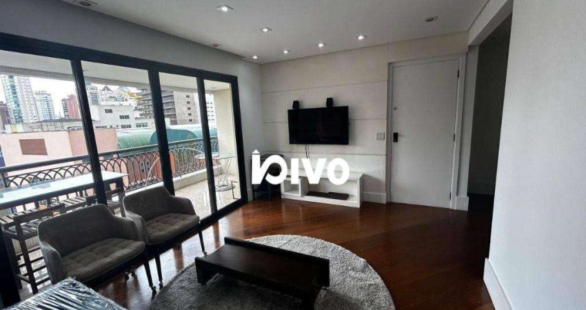 Apartamento com 3 suítes e 3 vagas, lazer excelente - à venda, 116 m² por R$ 2.400.000 - Moema Pássaros - São Paulo/SP