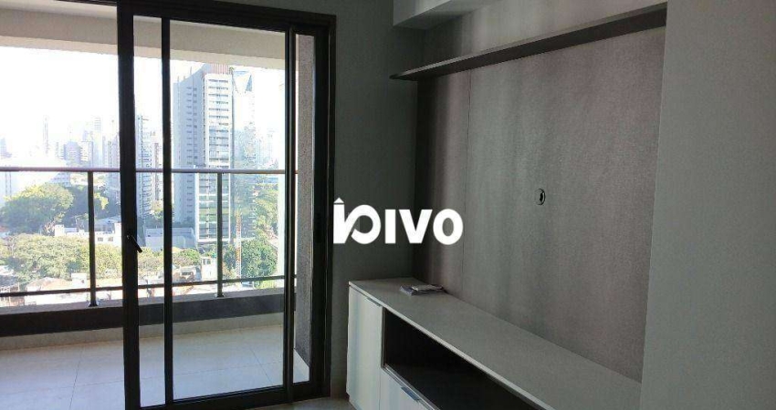 Apartamento com 1 dormitório para alugar, 45 m² por R$ 6.213,80/mês - Vila Clementino - São Paulo/SP