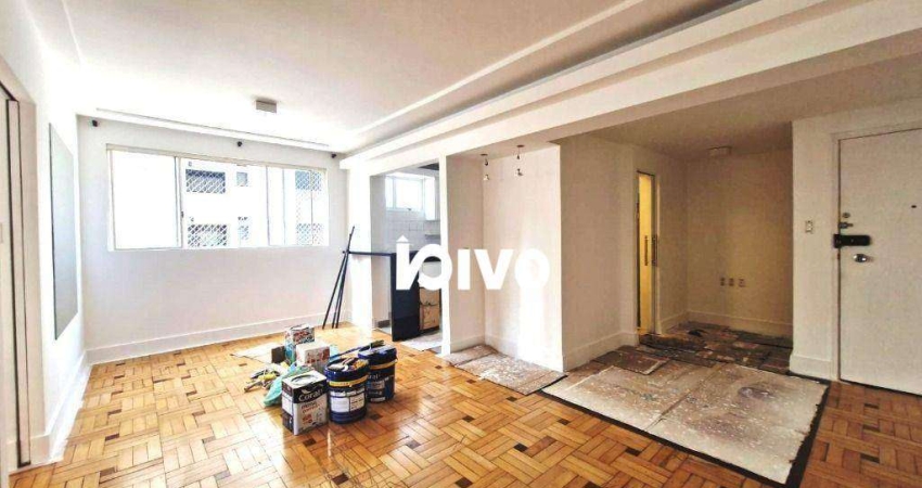Apartamento reformado com 2 dormitórios para alugar, 104 m² por R$ 4.709/mês - Vila Clementino - São Paulo/SP