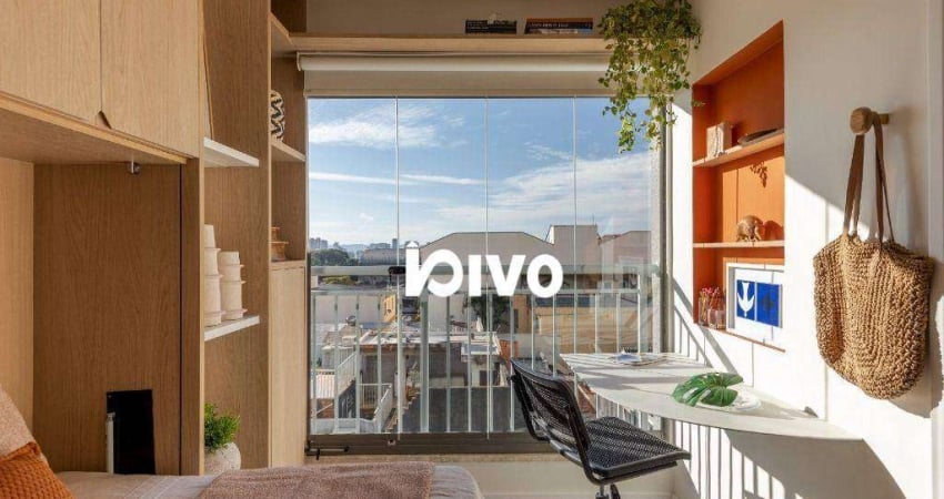 Studio com 1 dormitório para alugar, 23 m² por R$ 2.907,30/mês - Ipiranga - São Paulo/SP