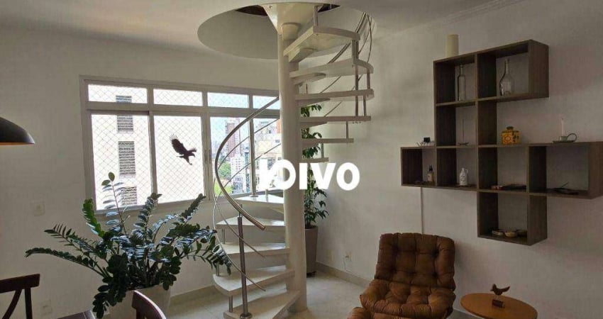 Cobertura duplex com 2 dormitórios ( 1 suíte ), homeoffice e 2 vagas - à venda, 144 m² por R$ 1.450.000 - Aclimação - São Paulo/SP
