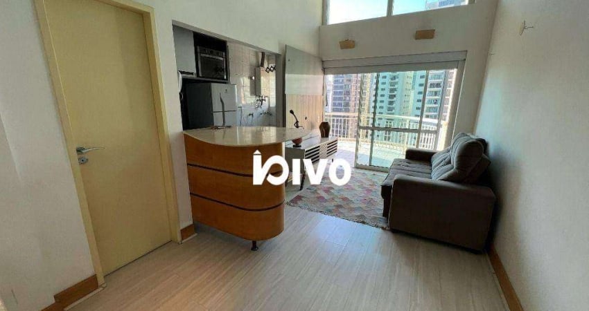 Loft com 1 dormitório para alugar, 55 m² por R$ 7.000,00/mês - Moema - São Paulo/SP