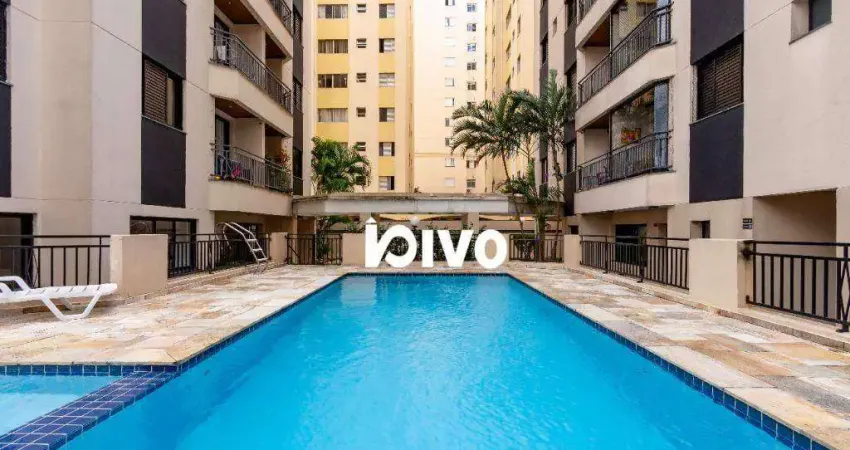 Apartamento com 3 dormitórios para alugar, 80 m² por R$ 5.195,00/mês - Mirandópolis - São Paulo/SP