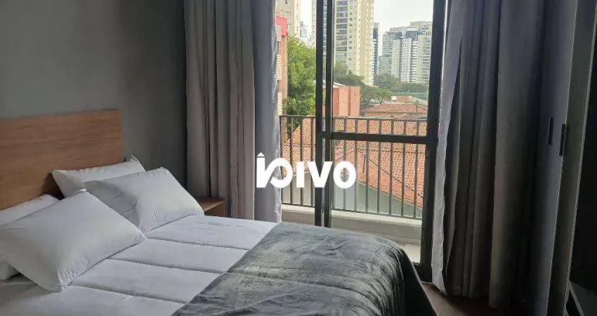 Studio com 1 dormitório para alugar, 24 m² por R$ 3.940,00/mês - Santo Amaro - São Paulo/SP