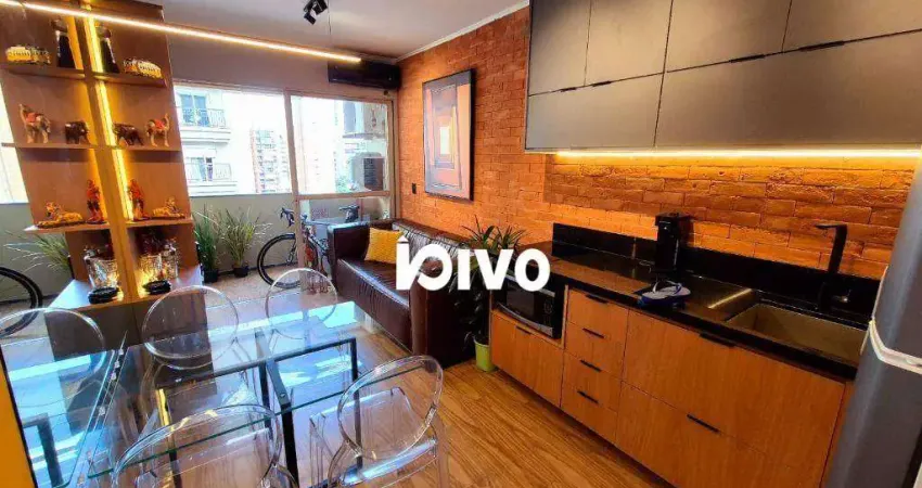 Flat com 1 dormitório à venda, 33 m² por R$ 800.000,00 - Vila Uberabinha - São Paulo/SP