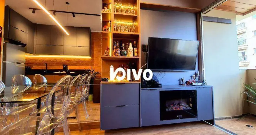 Flat com 1 dormitório à venda, 33 m² por r$ 740.000,00 - vila uberabinha - são paulo/sp