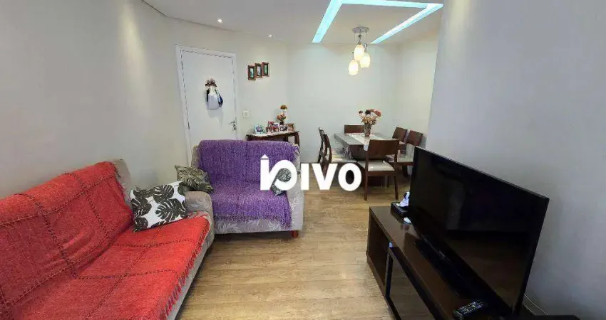 Apartamento com 2 dormitórios ( 1 suíte), sacada,  1 vaga e lazer - à venda, 68 m² por R$ 750.000 - Bosque da Saúde - São Paulo/SP
