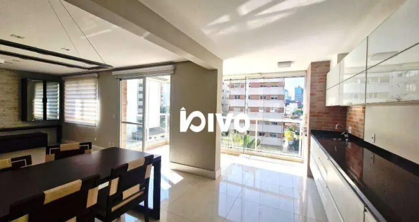 Apartamento com 2 dormitórios 2 suítes para alugar, 134 m² por r$ 12.506/mês - vila clementino - são paulo/sp