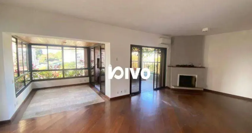 Apartamento com 3 dormitórios para alugar, 210 m² por r$ 13.625,00/mês - moema pássaros - são paulo/sp