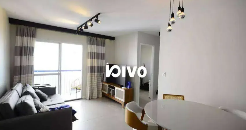 Apartamento com 2 dormitórios ( 1 suíte ), 1 vaga e lazer completo - à venda, 60 m² por r$ 775.000 - chácara klabin - são paulo/sp