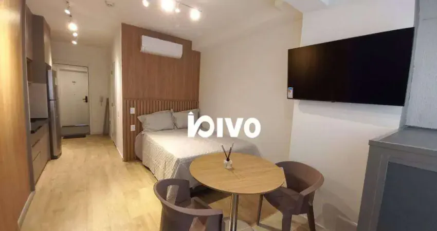 Studio com 1 dormitório para alugar, 27 m² por r$ 4.620,00/mês - vila clementino - são paulo/sp