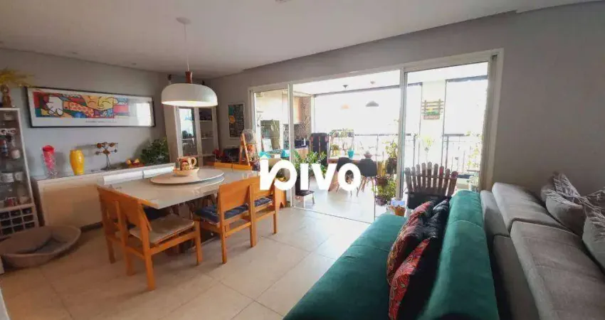 Apartamento com 3 dormitórios à venda, 133 m² por r$ 2.490.000,00 - chácara inglesa - são paulo/sp