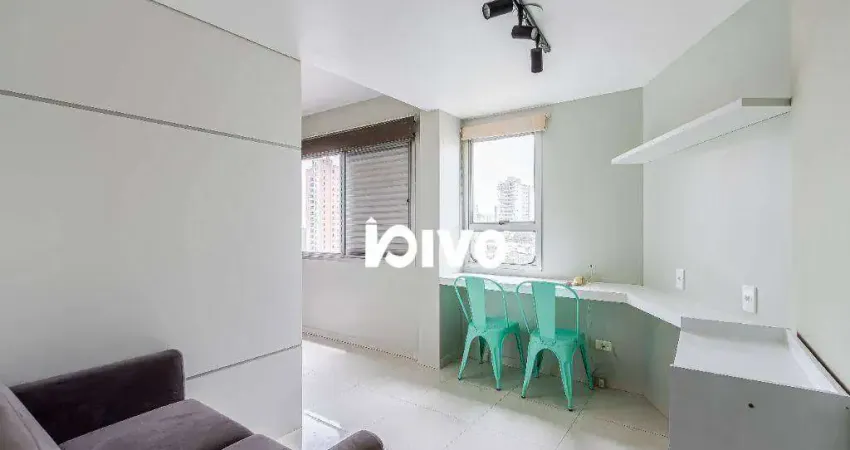 Studio com 1 dormitório para alugar, 27 m² - vila clementino - são paulo/sp