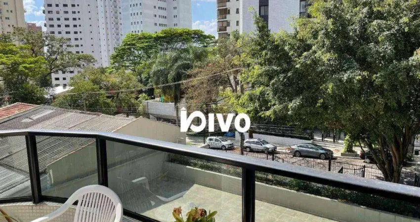 Apartamento com 3 suítes, 4 vagas e ótimo lazer - à venda, 211 m² por r$ 2.600.000 - moema - são paulo/sp