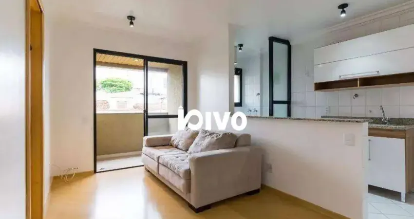 Apartamento com 1 dormitório à venda, 40 m² por r$ 550.000,00 - mirandópolis - são paulo/sp