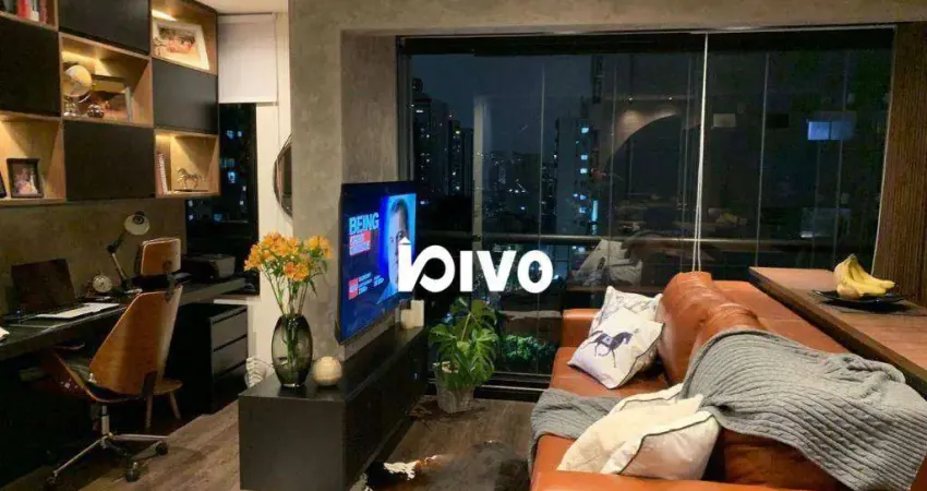 Apartamento duplex com 1 dormitório, 62 m² - venda por r$ 1.200.000,00 ou aluguel por r$ 6.417,00/mês - saúde - são paulo/sp