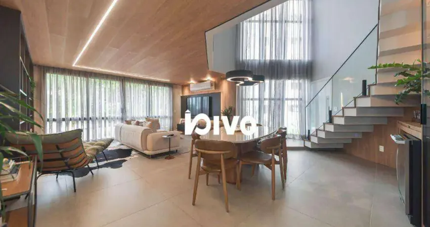 Apartamento duplex com 3 dormitórios à venda, 150 m² por r$ 2.690.000,00 - campo belo - são paulo/sp