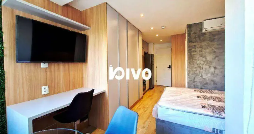 Studio com 1 dormitório para alugar, 25 m² por r$ 4.709,63/mês - vila clementino - são paulo/sp