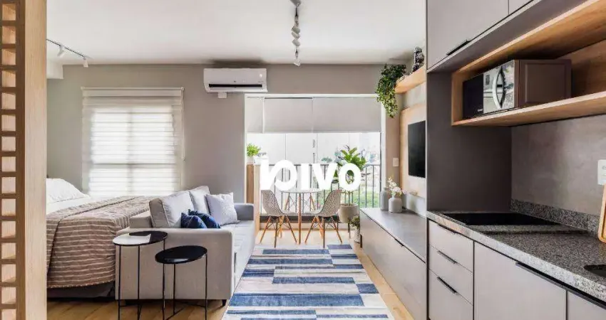 Studio para alugar, 28 m² por r$ 4.910,00/mês - pinheiros - são paulo/sp