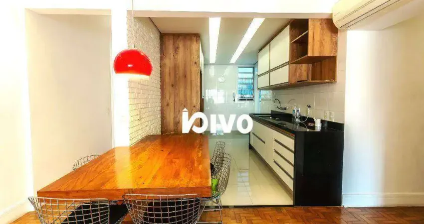 Apartamento reformado com 3 dormitórios para alugar, 107 m² por r$ 9.781/mês - itaim bibi - são paulo/sp