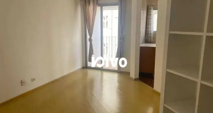 Apartamento com 1 dormitório para alugar, 55 m² por r$ 3.846/mês - moema - são paulo/sp