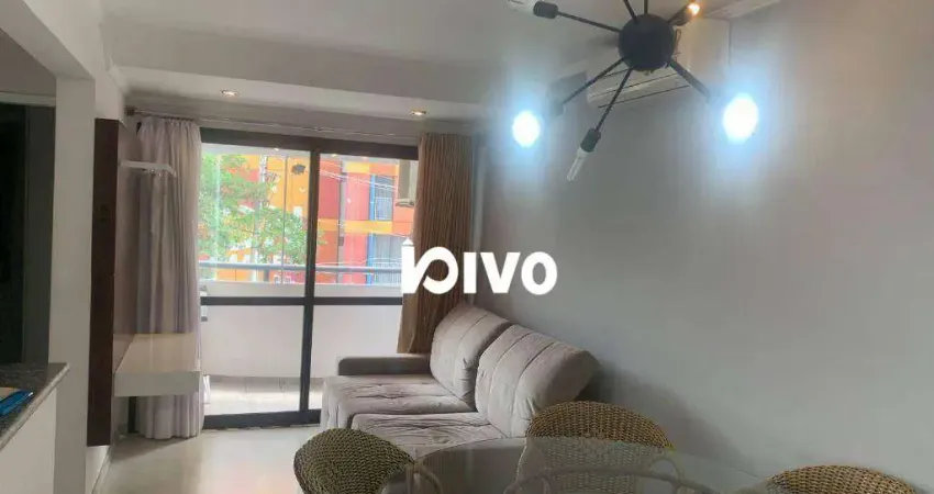 Apartamento com 2 dormitórios para alugar, 55 m² - moema - são paulo/sp