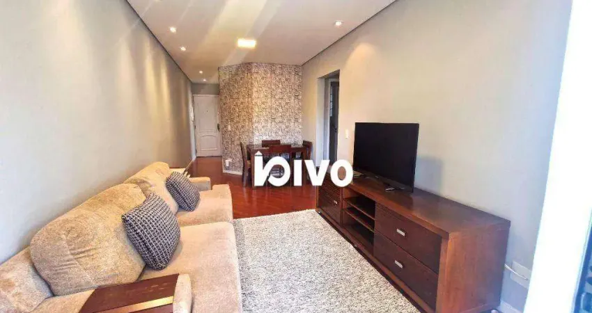 Apartamento Mobiliado com 2 dormitórios para alugar, 50 m² por R$ 5.111/mês - Bosque da Saúde - São Paulo/SP