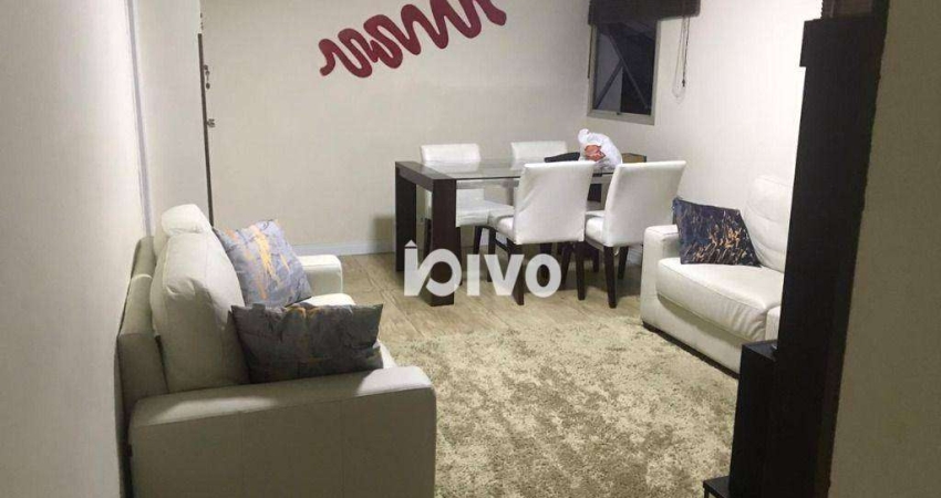 Apartamento 3 dormitórios, 75 m² 1 banheiro, sala ampla, cozinha e lavanderia. Prédio sem elevador e vaga.