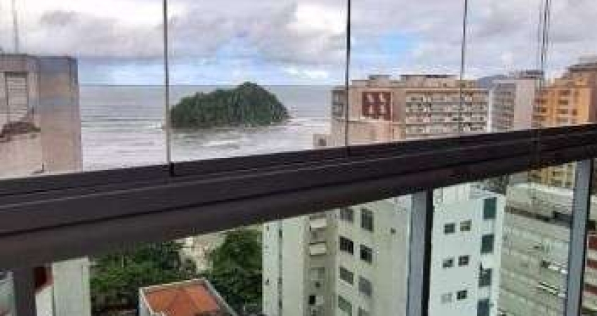 Apartamento para alugar, 48 m² por R$ 4.498,02/mês - José Menino - Santos/SP